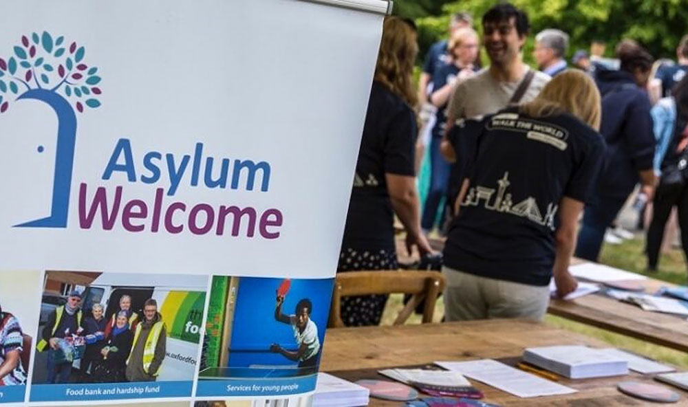Taylor & Francis colleagues at Walk the World raising money for Asylum Welcome.